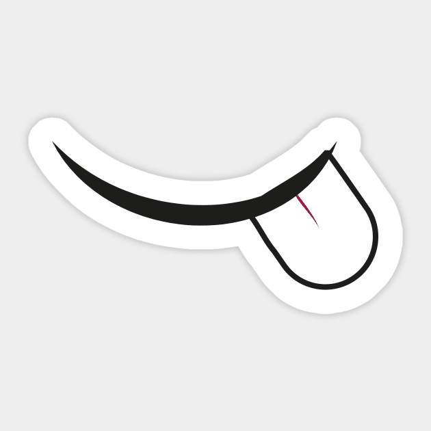 Emoji face - Tongue out Sticker by hedehede